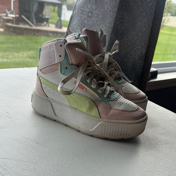 Puma Pastel High-Top size 4 girls - Picture 2 of 5